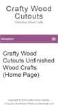 Mobile Screenshot of craftywoodcutouts.com